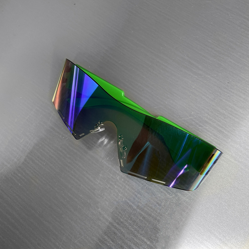 Очки солнцезащитные FLAT RIOT "Wind" Gasoline\Green