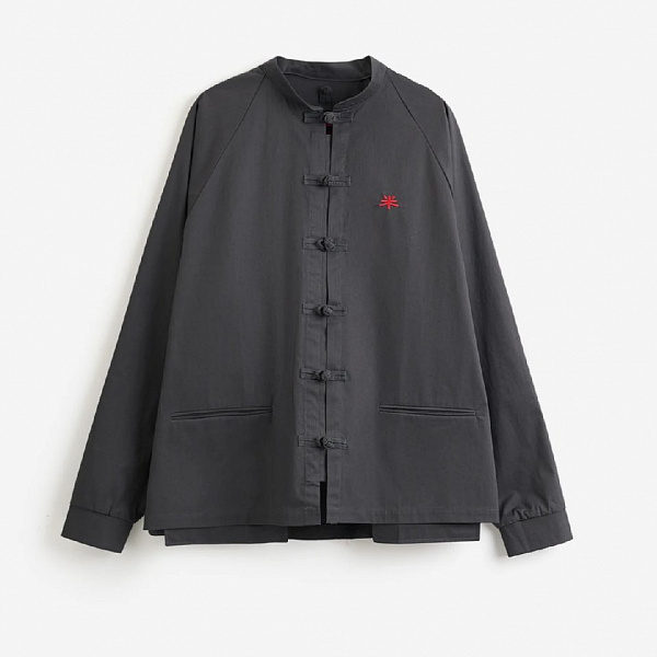 Рубашка RICE MRAMOR CHINESE SHIRT GRAFIT