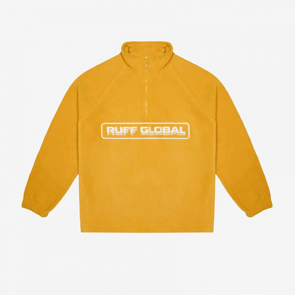 Толстовка RUFF Halfzip Fleece Jacket / MUSTARD