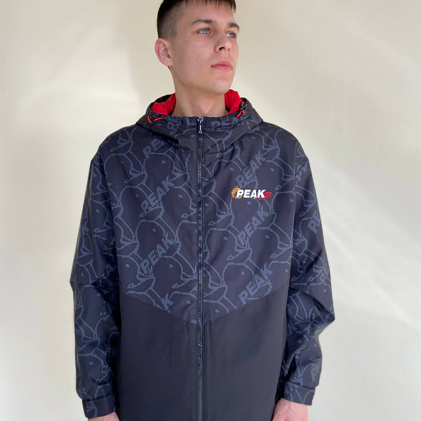 Куртка PEAK POLAR FLEECE WINDBREAKER BLACK Чёрный