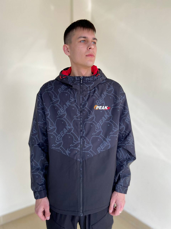 Куртка PEAK POLAR FLEECE WINDBREAKER BLACK Чёрный