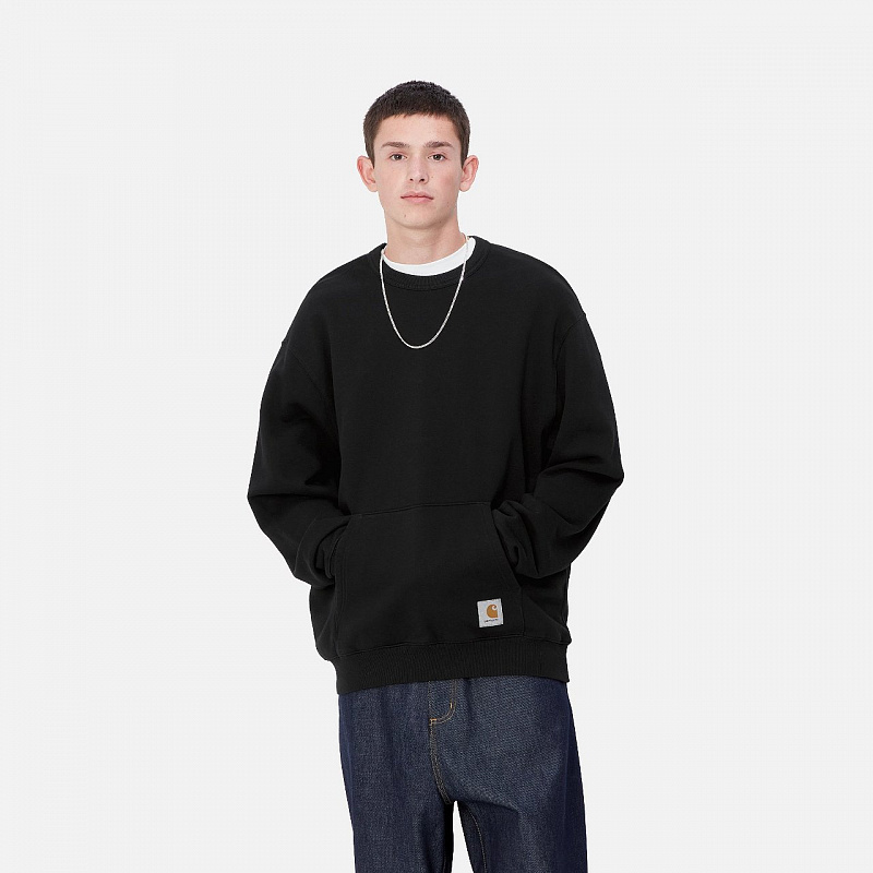 Свитшот CARHARTT WIP Billy Sweat BLACK