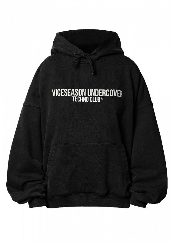 Худи Viceseason Undercover Techno club черный