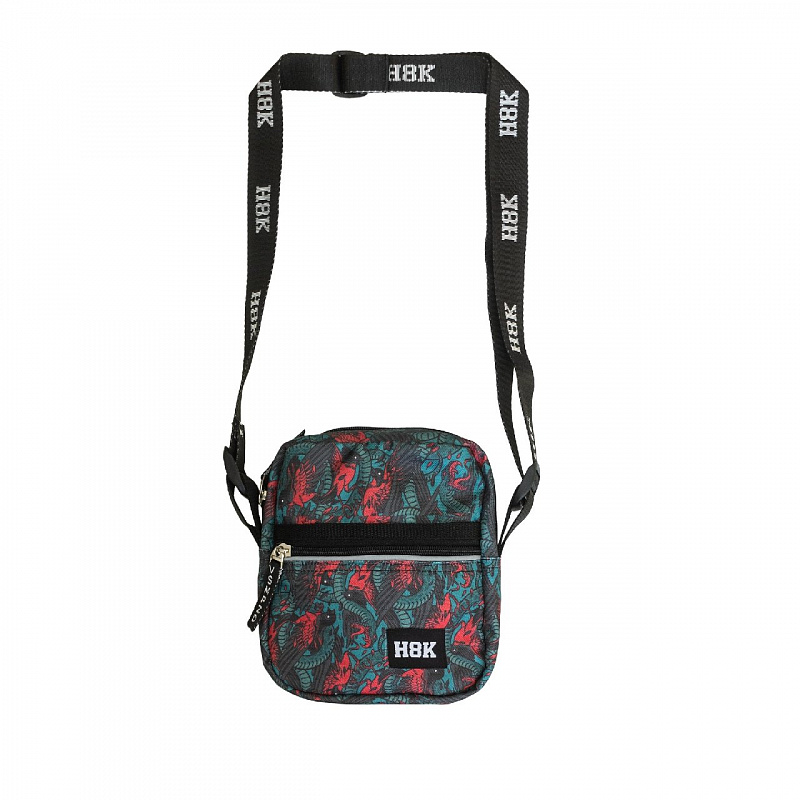 Сумка мессенджер HOOK «Птички» Смол черный