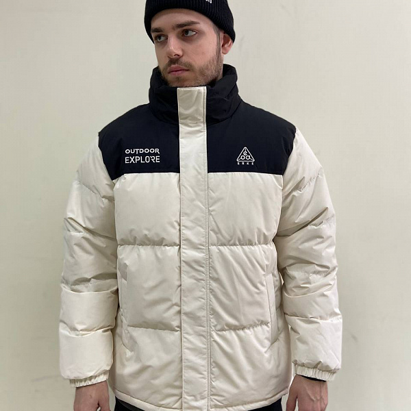 Пуховик ERKE 11223401144-001 Down jackets glacier white белый