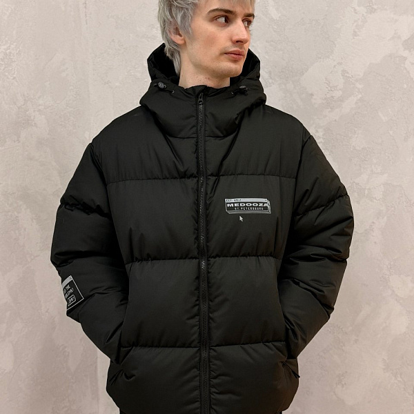 Пуховик MEDOOZA Beefy "Cyber Aggressor" черный