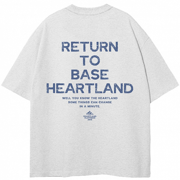 Футболка HEARTLAND BASE OAT ASH 275G