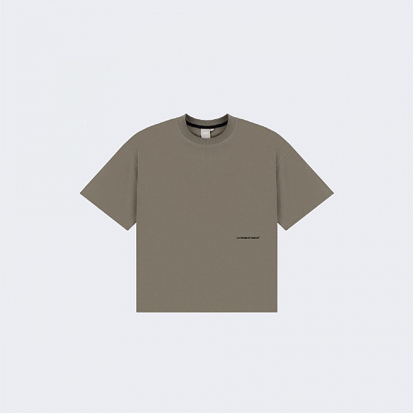 Футболка UNIFORM Boxy серо-зеленый