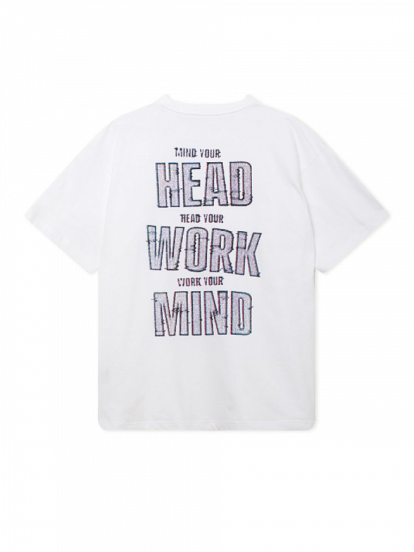 Футболка CARHARTT WIP S/S Mind Your Head T-Shirt WHITE