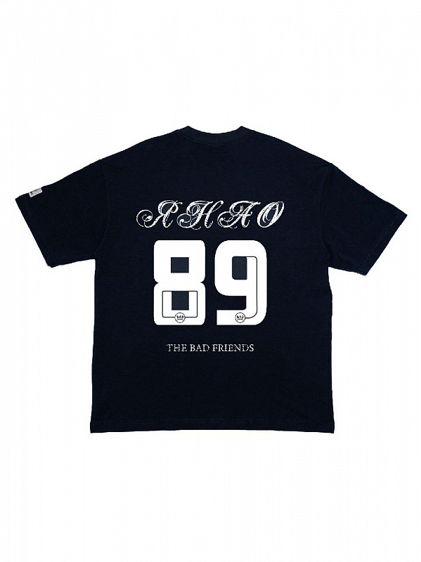 Футболка THE BAD FRIENDS "Регион 89" 200г черный