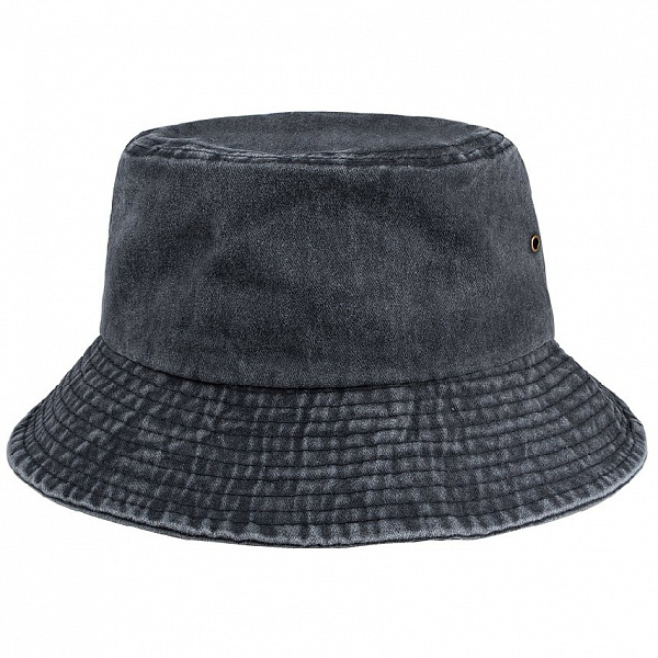 Панама Street Caps из стираного хлопка синий джинсовый