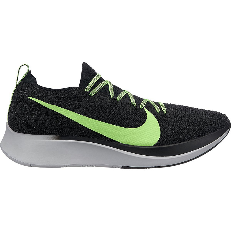 Спортивная обувь m Nike Zoom Fly Flyknit black/lime blast-vast grey