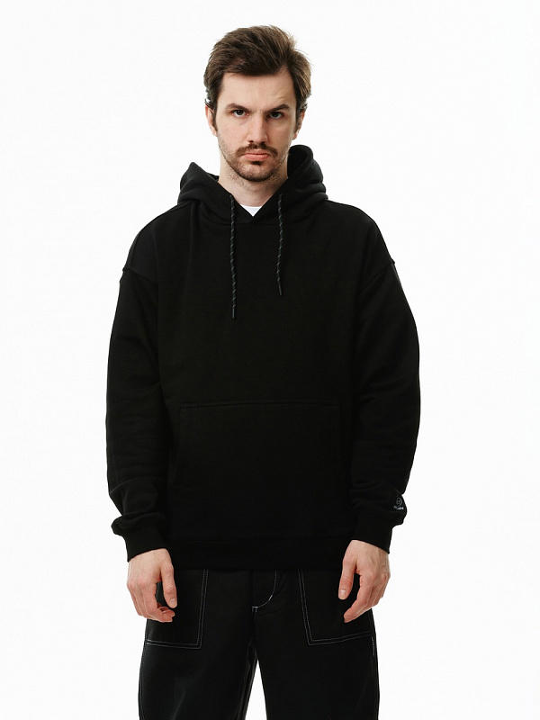 Худи THE BAD FRIENDS оверсайз Basic 330гр черный