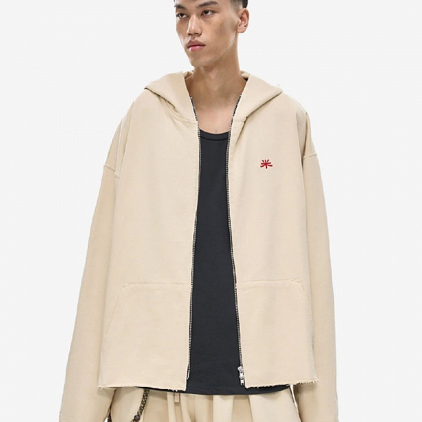 Худи RICE LOGO BEIGE