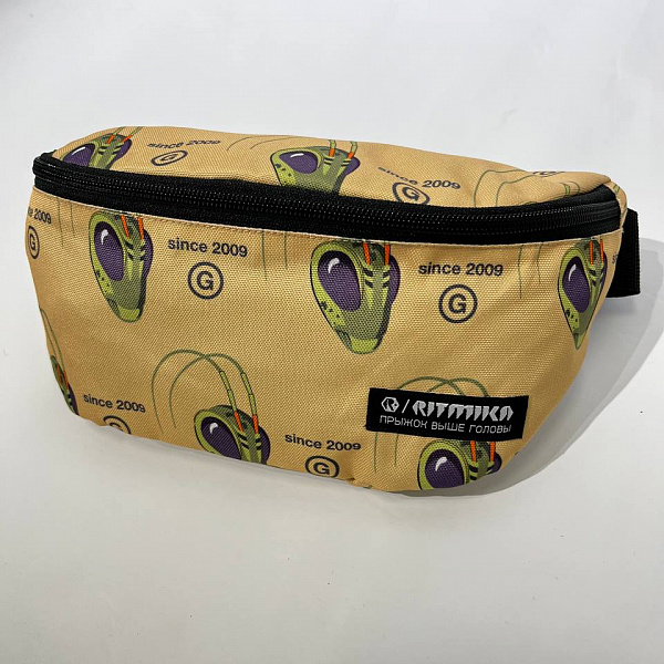 Сумка поясная RITMIKA "Big G Head Bag" Бежевый