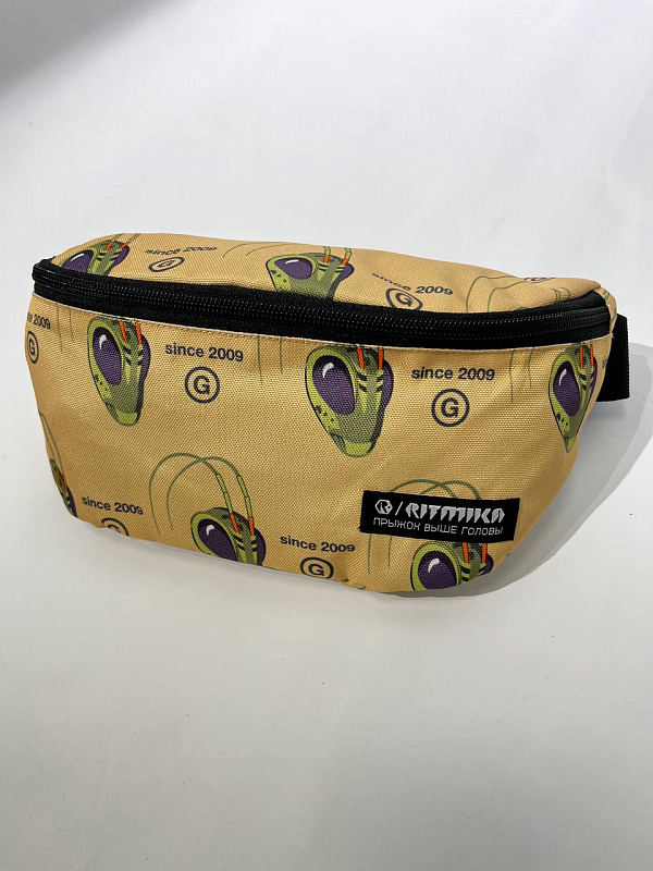 Сумка поясная RITMIKA "Big G Head Bag" Бежевый