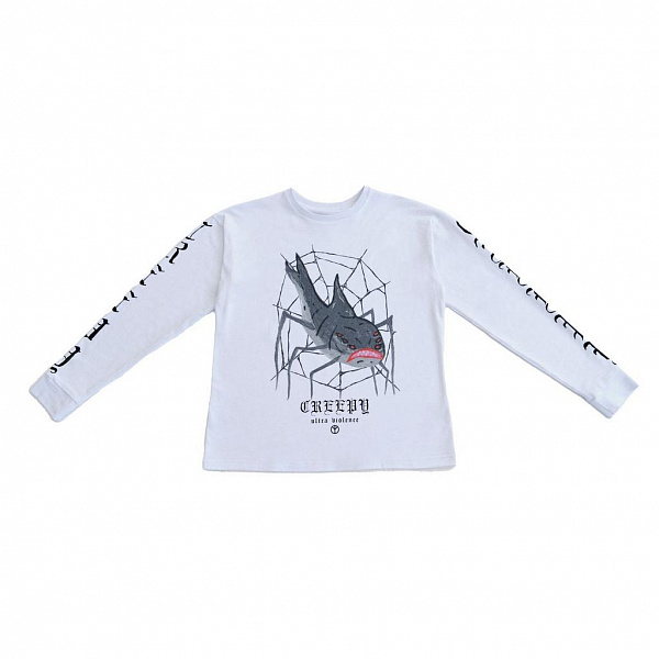 Лонгслив CREEPY CLOTHING "акулапаук"