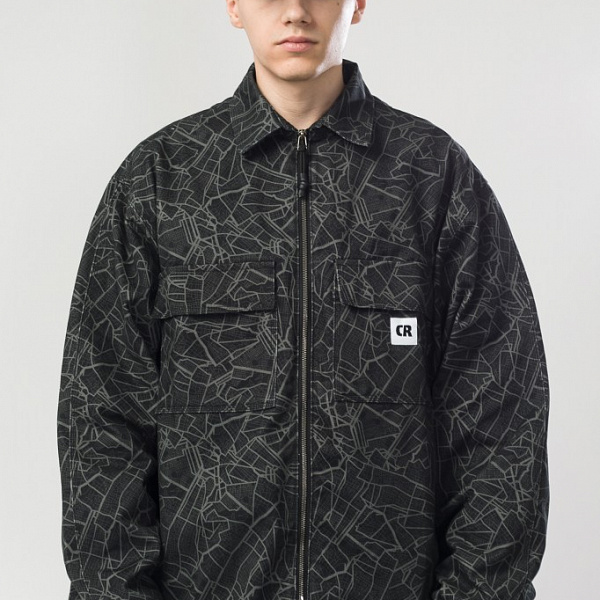 Рубашка CODERED Chest Cargo Город Черный