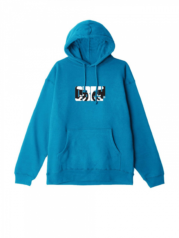 Толстовка с капюшоном OBEY EYES OF OBEY SKY AZURE