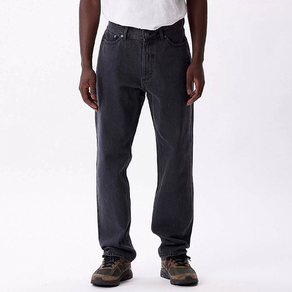 Джинсы OBEY (Regular) BENDER DENIM FADED BLACK