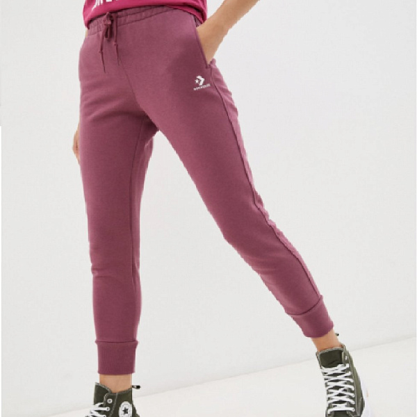 Брюки спортивные CONVERSE STAR CHEVRON PANT SHADOWBERRY