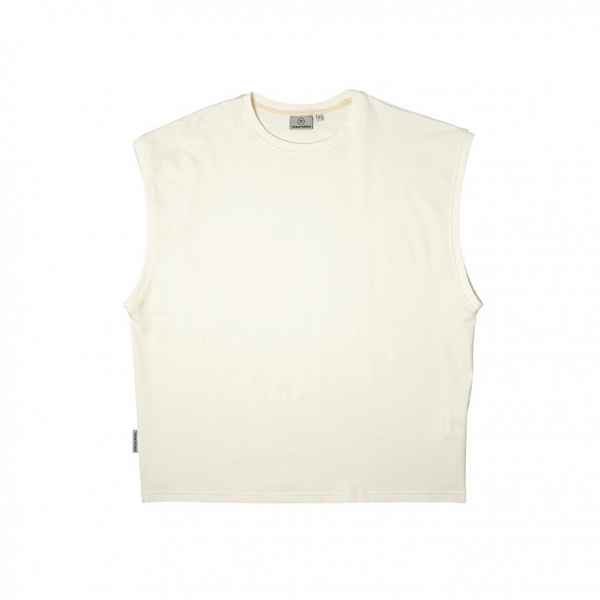 Майка THE BAD FRIENDS Basic without sleeves 220гр экрю