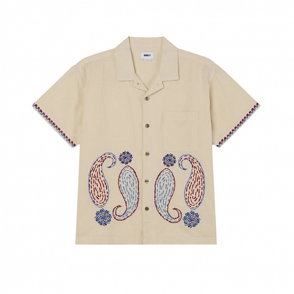 Рубашка OBEY QUENTIN WOVEN BIRCH MULTI