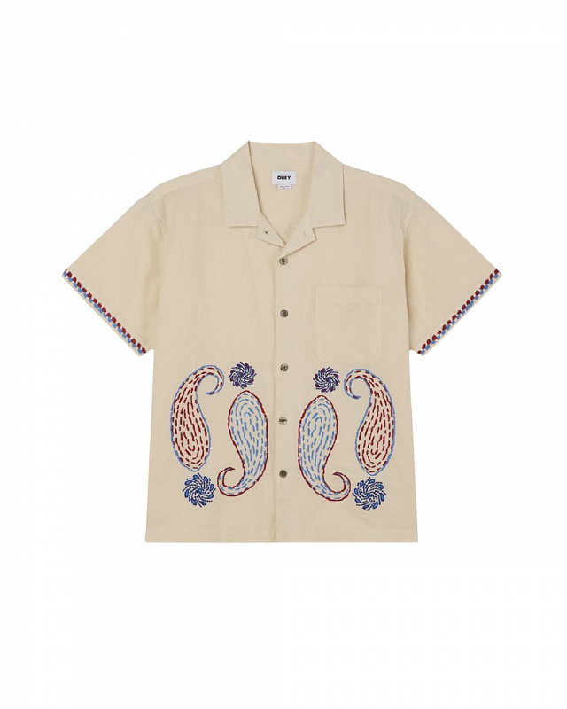 Рубашка OBEY QUENTIN WOVEN BIRCH MULTI
