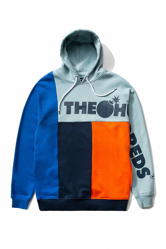 Толстовка The Hundreds с капюшоном Barter Pullover LIGHT BLUE
