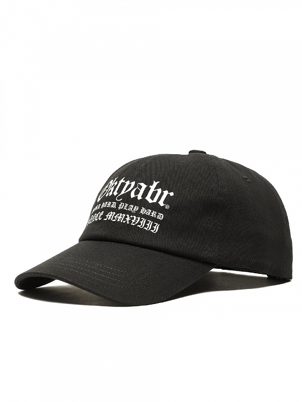 Кепка ОКТЯБРЬ GOTHIC CAP BLACK