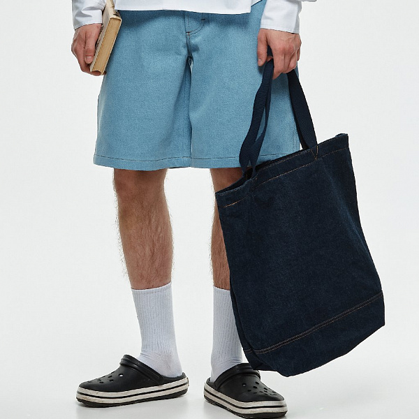 Шорты THE BAD FRIENDS WIDE Jeans светло-синий