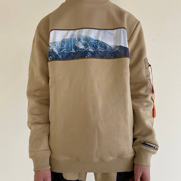 Свитшот мужской ELLESSE BEIGE бежевый