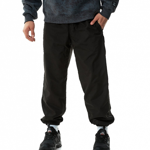 Штаны THE BAD FRIENDS Basic fit WRM черный Ш6 нейлон рипстоп + flecee