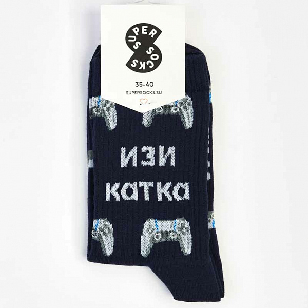 Носки SUPER SOCKS "Изи катка" Фиолетовый