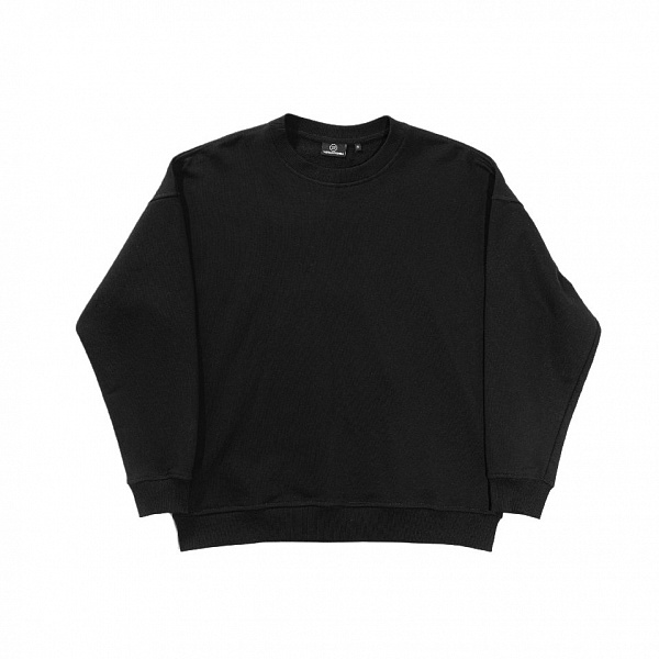 Свитшот THE BAD FRIENDS Basic Oversize Plus 330гр черный