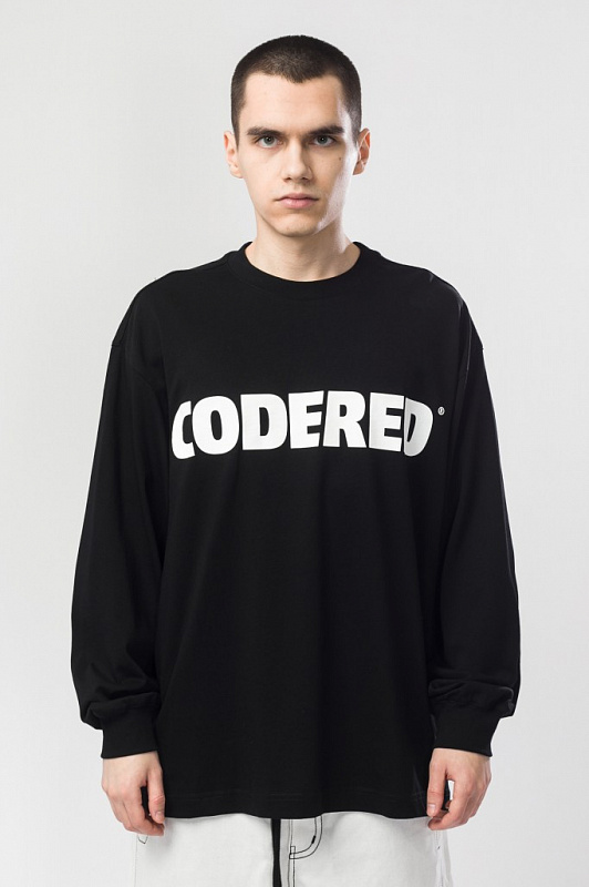 Лонгслив CODERED Oversleeve Logo R Черный