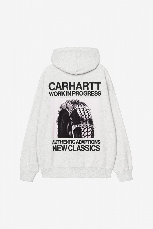 Худи CARHARTT WIP Hooded Sean Hamilton Sweat ASH HEATHER