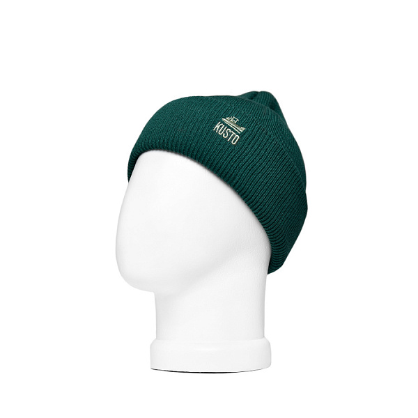 Шапка KUSTO "SILKY" вискоза Т.Зеленый | Pine
