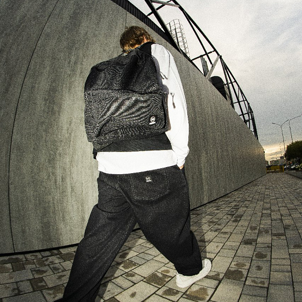 Брюки THE BAD FRIENDS Baggy Jeans джинс черный