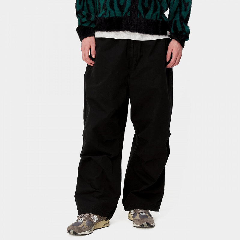 Брюки CARHARTT WIP Judd Pant BLACK (GARMENT DYED)