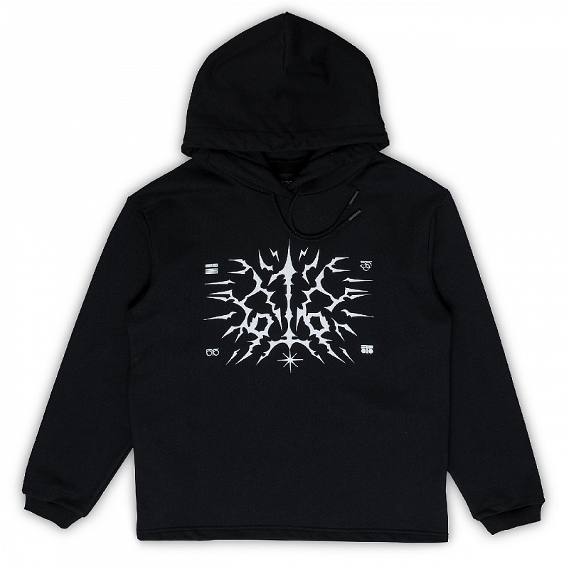 Худи Sixonesix "ACID METAL BAND" BLACK