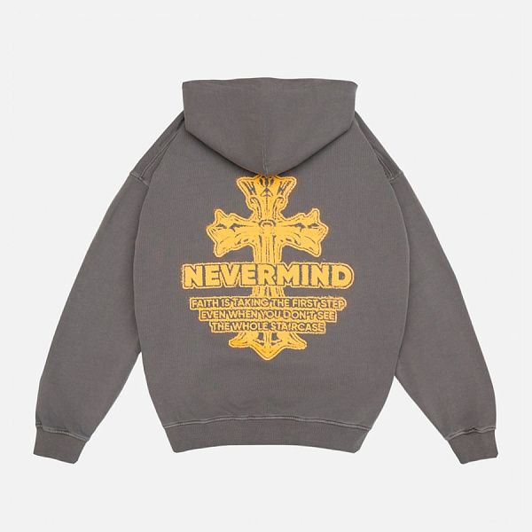 Худи NVM «Faith», светло-серый