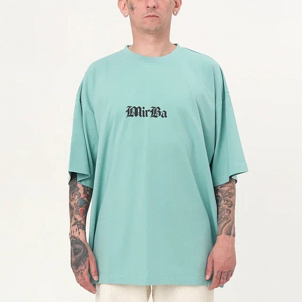 Футболка MIRBA SUPEROVERSIZE-LOGO Васаби