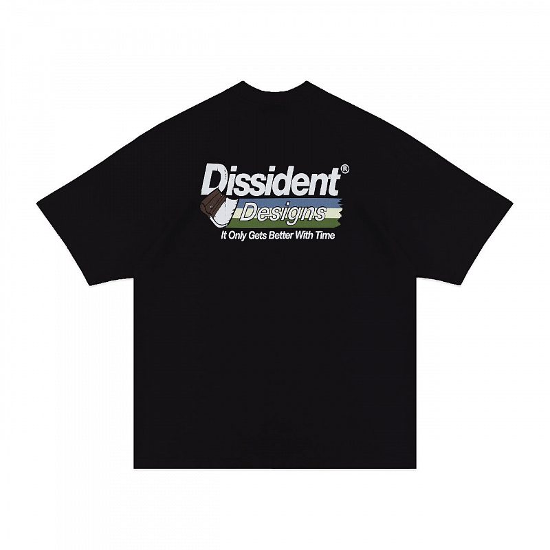 Футболка Dissident "Print Works" черная