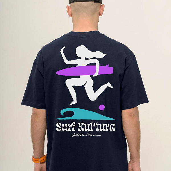 Футболка KUL'TURA "SURF KULTURA" синий