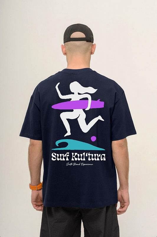 Футболка KUL'TURA "SURF KULTURA" синий