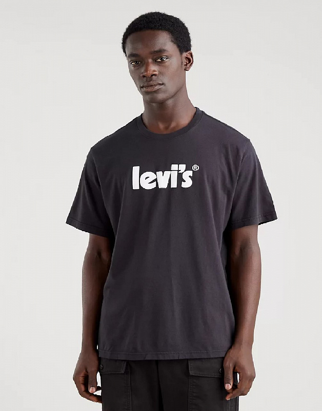 Футболка LEVIS m Ss Relaxed Fit Tee черный