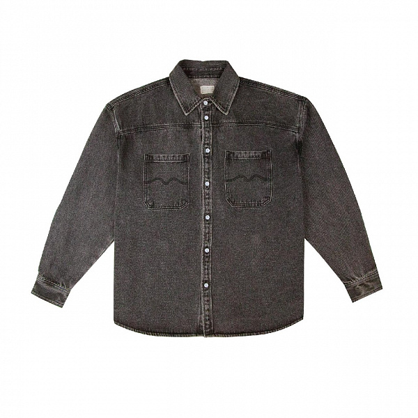 Рубашка MAGAMAEV Bigger M black/washed