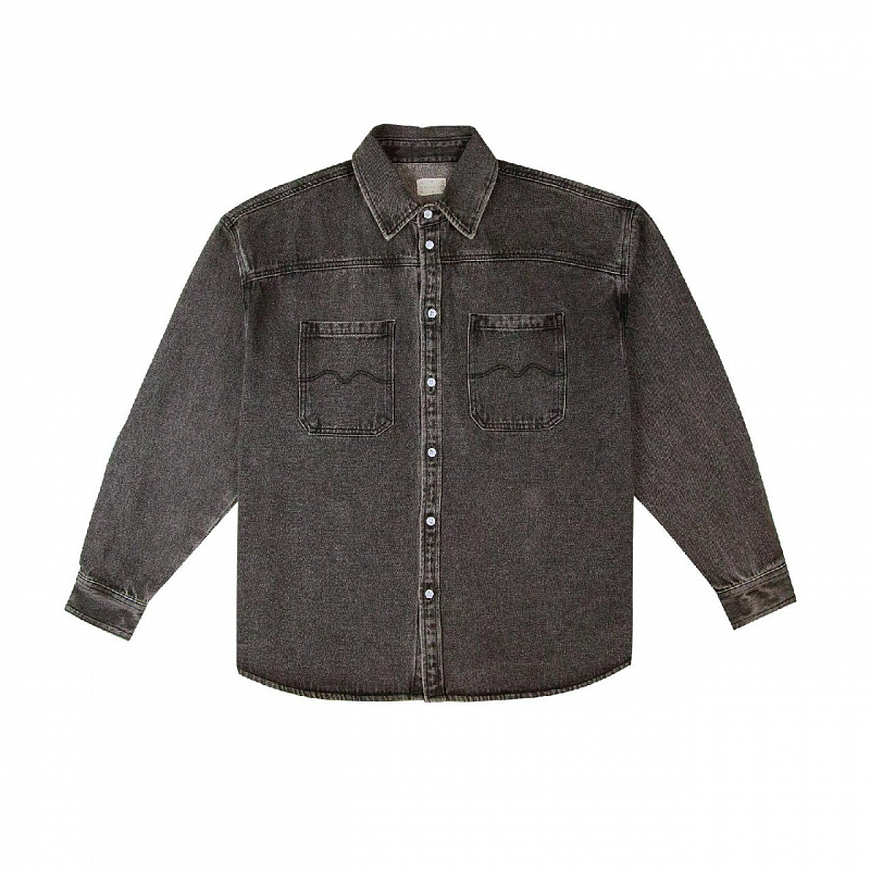 Рубашка MAGAMAEV Bigger M black/washed