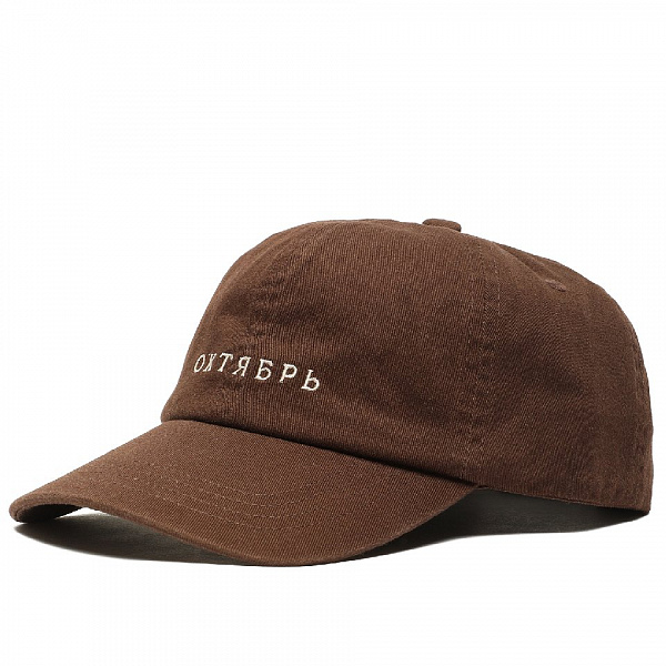 Кепка ОКТЯБРЬ OG LOGO CAP BROWN